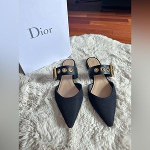 Dior D Buckle Flats